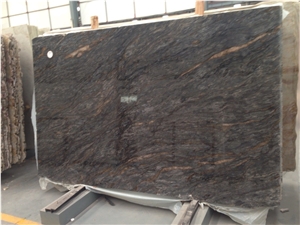 Polished Kosmus Granite Slabs & Tiles,Brazil Black Granite for Stair,Black Granite Flooring