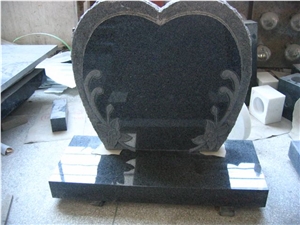 Black Caving Tombstone,Tombstone Design,Western Style Monuments,Angel Monuments