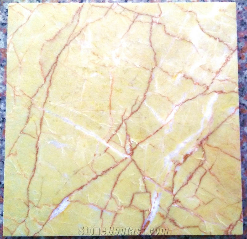 China Gold Color Marble Slabs & Tiles, China Yellow Marble