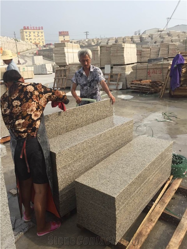 China Golden Sesame Granite Slabs & Tiles for Flooring,Yellow Granite- Own Factory Hot Produts
