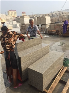 China Golden Sesame Granite Slabs & Tiles for Flooring,Yellow Granite- Own Factory Hot Produts