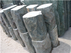 Green Marble Chairs,Outdoor Stone Chairs,Park Chairs