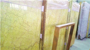 Vangogh Gold Marble Slabs & Tiles, China Yellow Marble