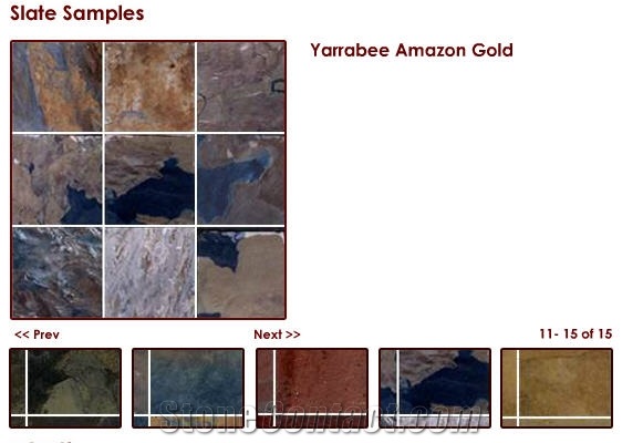 Amazon Gold Slate