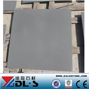 China Honed Anshan Grey Basalt Tiles Cut to Size