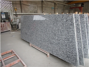 Competitive China Popular Spray/Seawave White Granite Polished Tiles & Big Slabs / Tiles for Wall and Floor Covering, Skirting, Natural Building Stone Cheap Prices, Quarry Owner Manufacturer Wholesale