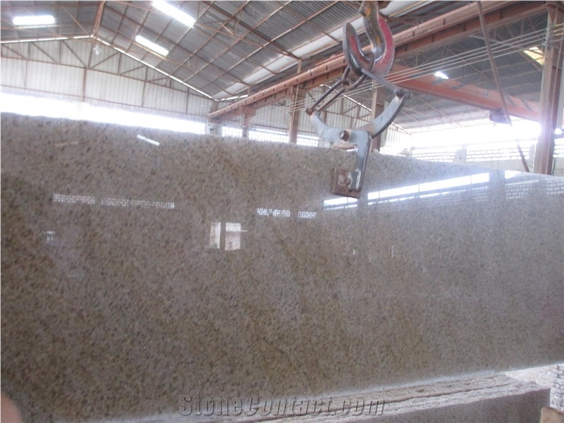 G682 Granite Slabs & Tiles /Rusty Yellow/Sunset Gold Color Granite Polished Slabs,Tiles for Wall and Floor