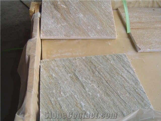 Beige Slate Slabs & Tiles Mushroom Walling Tiles Wall Cladding China Natural Cheap Stone Landscaping