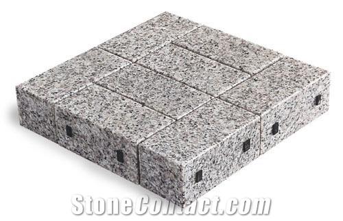 Cheap Dark Grey G654 Granite Cubic Stone Paving Stone for Paving Outside