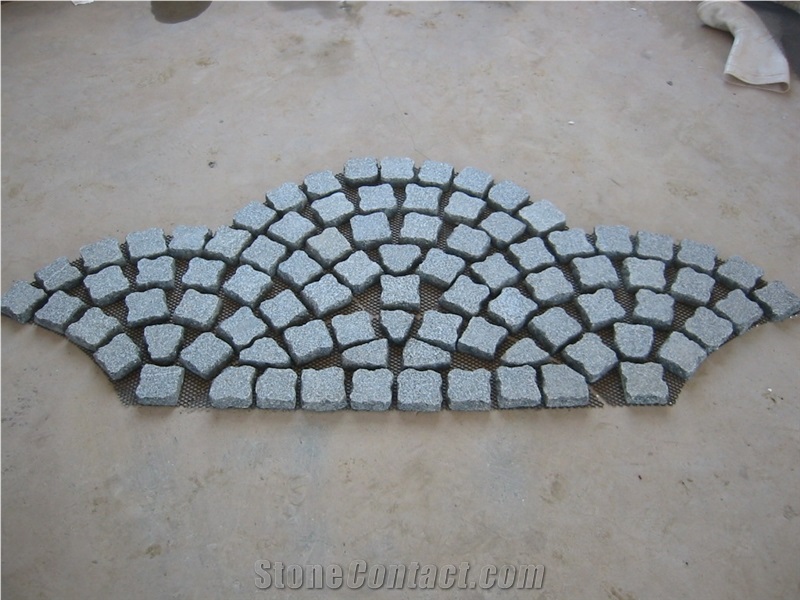 Cheap Dark Grey Ganite Chinese Cubic Stone for Paving Sets