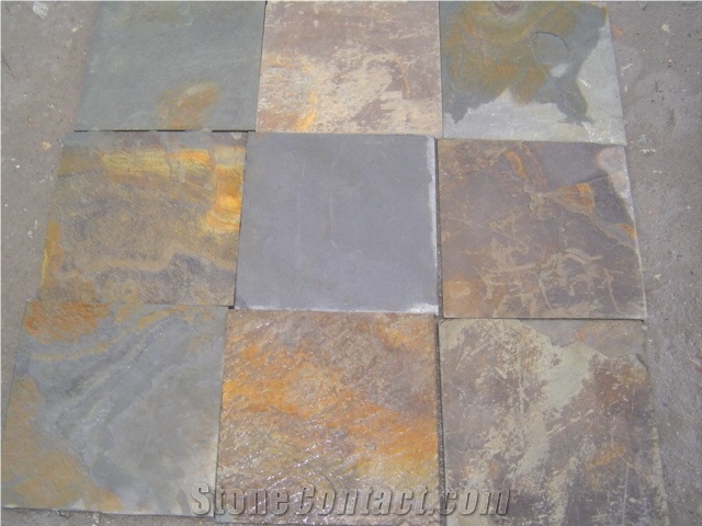 China Culture Slate Salbs & Tiles, Wall Stone Buliding Panel for Building Decoration