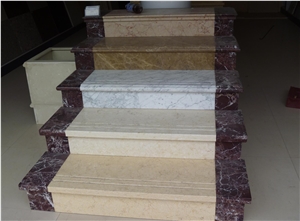 China Marble Stairs,Cut to Size for Steps Covering,Wholesaler,Quarry Saler