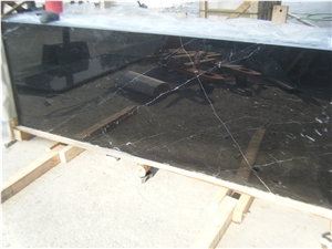 China Nero Marquina,Black Marble,Interior Decoration,Cut to Size for Floor Covering,Wall Cladding,Wholesaler,Quarry Owner