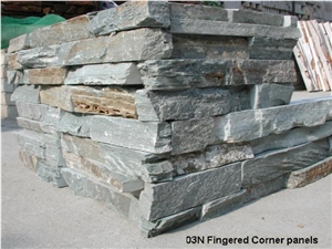Chinese Cutltured Stone Landscaping Stone Wall Stone Panel