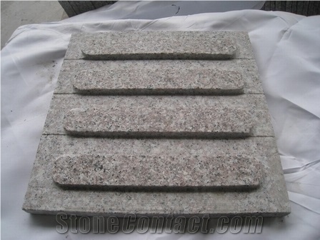 Granite Tactile Cube Stone & Paving Stone,Blind Road Stone Grey Granite Paving Stone