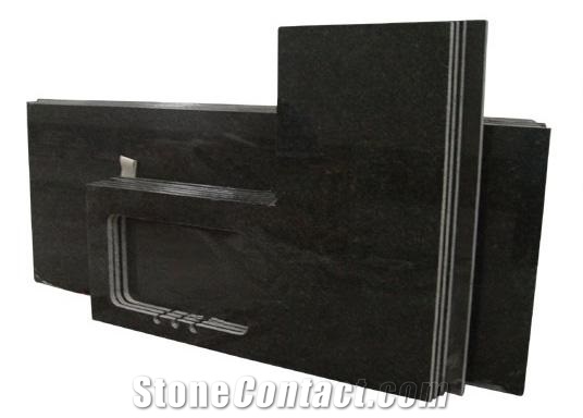Own Factory Chinese Granite Kitchen Countertops Black Tops on Sales Promotion Desk Tops