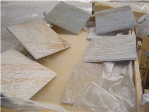 Yellow Beige Slate Slabs & Tiles, China Beige Building Stone,Landscaping Stone for Wall Cladding