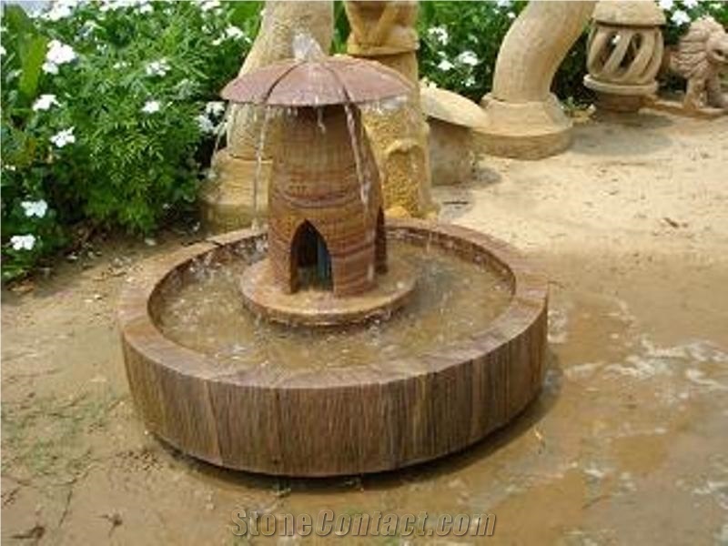 Stone Garden Fountain