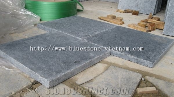 Blauwe Hardsteen, Viet Nam Blue Stone Slabs & Tiles