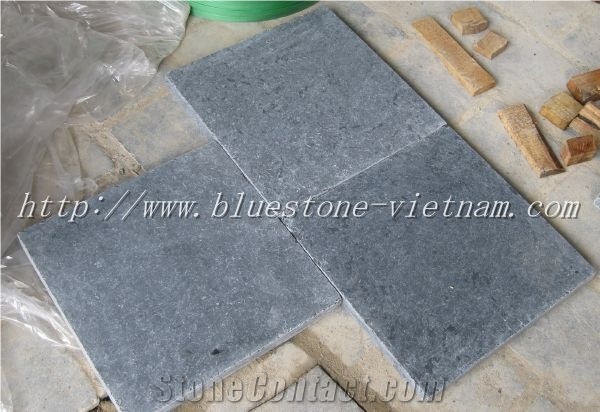 Vietnam Bluestone Tile Paver Tumbled, Blue Stone Tiles & Slabs
