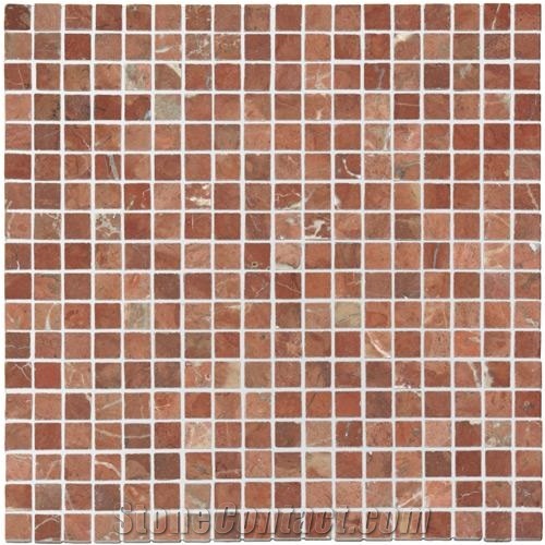 Rosso Alicante Marble Mosaic
