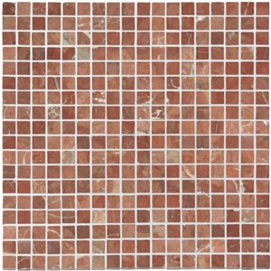 Rosso Alicante Marble Mosaic