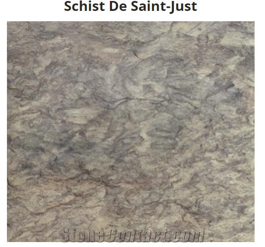 Schist De Saint-Just Tiles & Slabs, Grey Schist Tiles