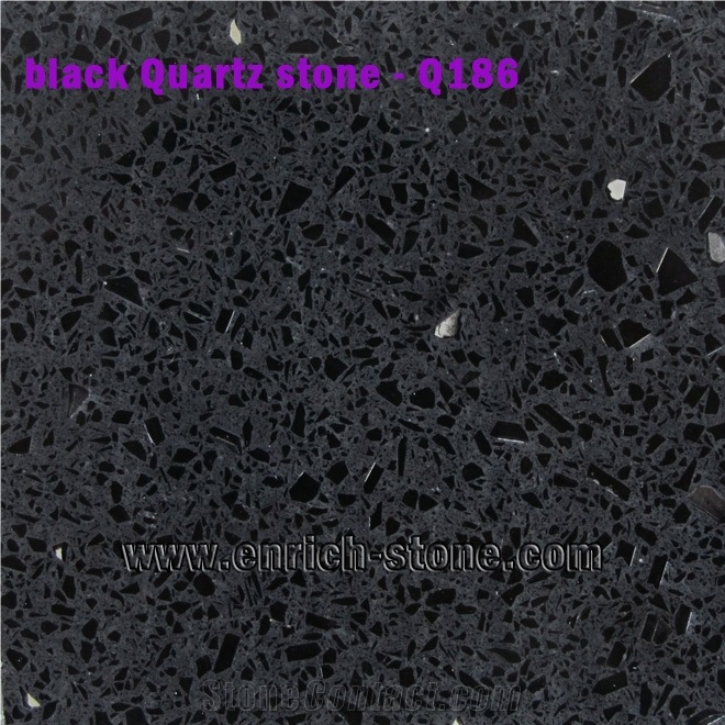 Black Sparkle Quartz Stone Countertops,Black Sparkling Quartz Stone Kitchen Tops