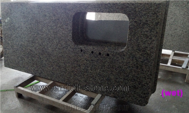 G623 Chinese White Grey Granite Kitchen Countertops