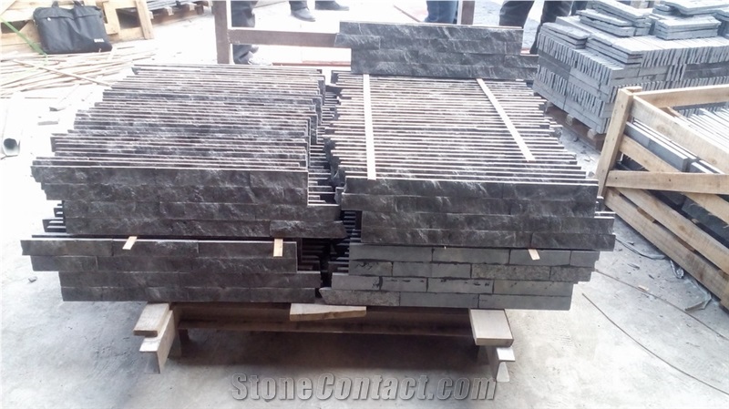 G684 Fuding Black,China Black Basalt,Blackpearlwall Veneers/Wall Panels/Wall Stone/Stackstone