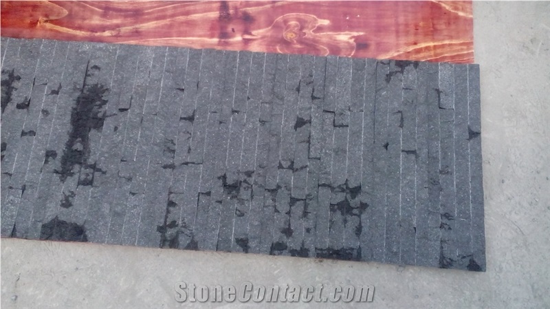 G684 Fuding Black,China Black Basalt,Blackpearlwall Veneers/Wall Panels/Wall Stone/Stackstone