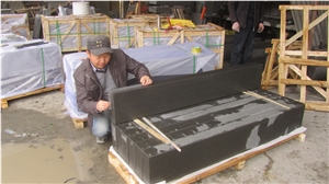 Mongolia Black/China Black Basalt Kerbstone.Curbs