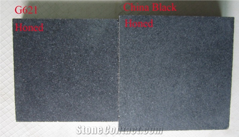 New China G621 Black Granite Honed Flooring Tiles/Wall Tiles