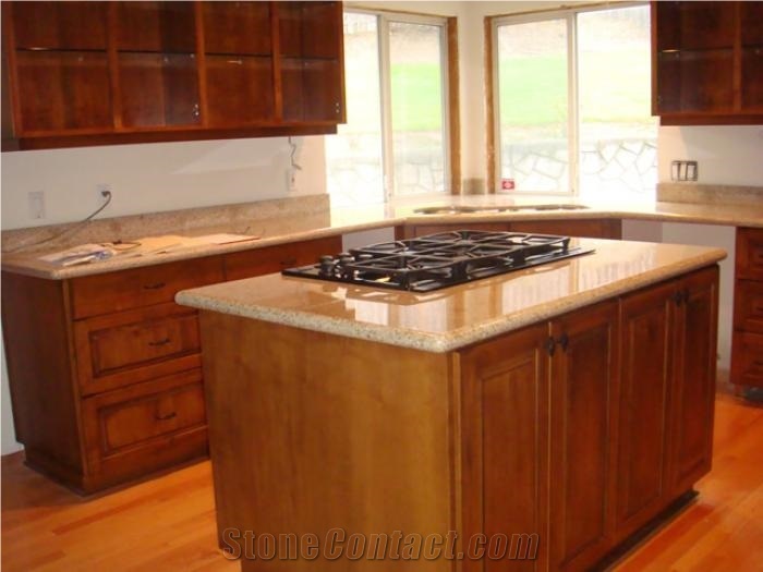 Bathroom and Kitchen Solid Surface and Countertop Golden Series F0090 Directly from China Quartz Slab Manufacturer More Durable Than Granite