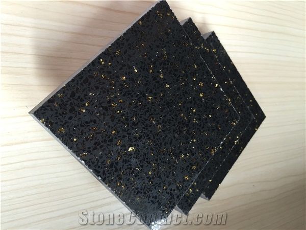 Bst F0082 Quartz Stone Slab Golden Series in Standard Size 3000*1400mm and 3200*1600mm with Thickness 12/15/20/25/30mm More Durable Than Granite Cut to Size Quartz for Multifamily/Hospitality Projects