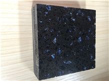 Bst F0083 China Black Quartz Stone Tiles & Slabs Golden Series in Standard Size 3000*1400mm and 3200*1600mm with Thickness 12/15/20/25/30mm with Safety Guaranty,Anti Corruption,Anti Fading,Scratch Res