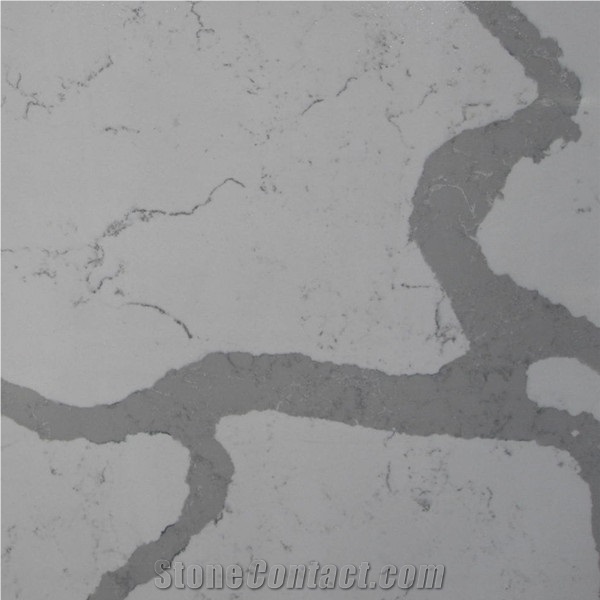 Calacatta Gold Solid Surface Countertop with Bright Surface Non-Porous Standard Sizes