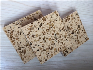 Chemical and Stain Resistant Corian Stone Slab and Tile Bst F0090 Golden Series for Polished Surfaces Like Custom Kitchen Countertops 3cm from China Manufacturer More Durable Than Granite
