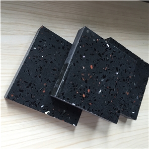 China Black Zircon Series Of Artificial Quartz Stone Slabs & Tiles Directly from China Manufacturer More Durable Than Granite Thickness 2cm or 3cm Normally Produced Size 118*55 and 126*63
