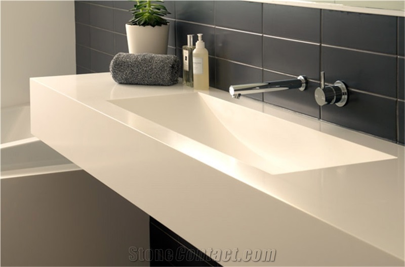 Elegant Artificial Quartz Stone Vanity Top Directly from China Manufacturer with Iso/Nsf Certificate at Good Price Normally Produced Slab Size 3200*1600mm or 3000*1400mm Thickness 12/15/20/25/30mm
