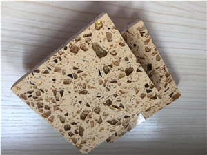 Golden Series Artificial Quartz Stone Slab&Tile Of Low Water Absorption But Cheap Pricing Directly from China Manufacturer More Durable Than Granite Thickness 2cm or 3cm