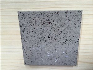 Grey Zircon Series Cut to Size Quartz for Multifamily/Hospitality Projects Mainly for Bathroom Vanity Top Kitchen Countertop Standard Slab Sizes 3000*1400mm and 3200*1600mm
