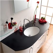 Luxury Interior Design with Black Artificial Quartz Stone Countertop Non-Porous and Easy to Clean Directly from China Manufacturer with Iso/Nsf Certificate More Durable Than Granite Thickness 2/3cm