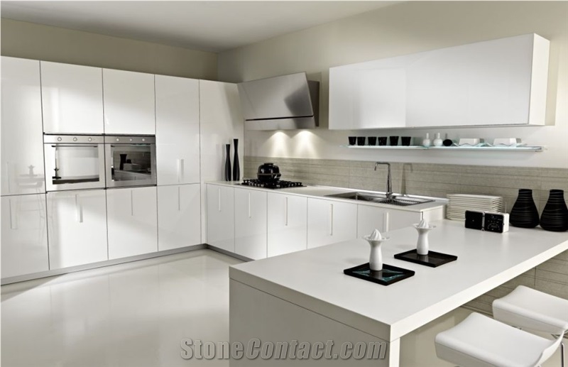 Outstanding Export-Oriented Wholesaler Of China White Quartz Stone Engineered Stone Kitchen Countertops with the Best and 100% Guaranteed Quality and Services More Durable Than Granite