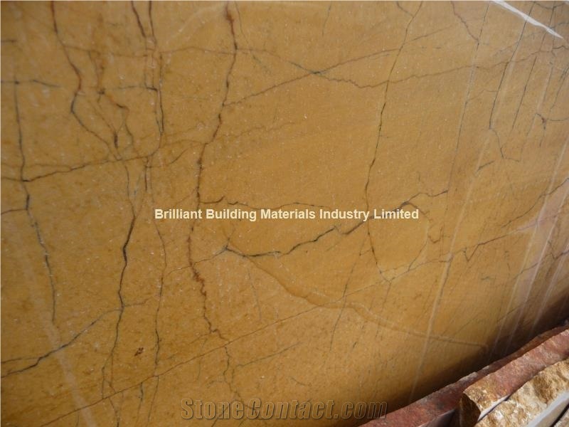 China Spider Yellow Marble Slab,Natural Yellow Marble Slab