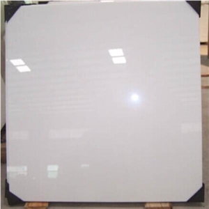 China Supplier Prime Quality Semiprecious Super White Artificial Nano Crystallized Glass Stone Slabs/ Exterior Wall Covering