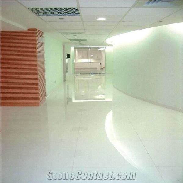 High Quality Cheap Super White Artificial Nano Glass Stone Panel 003 for Flooring, Wall Tile, Countertop, Exterior Wall Cladding