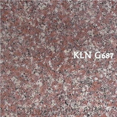 G687 Granite Tiles & Slabs, Peach Red Granite Tiles & Slabs