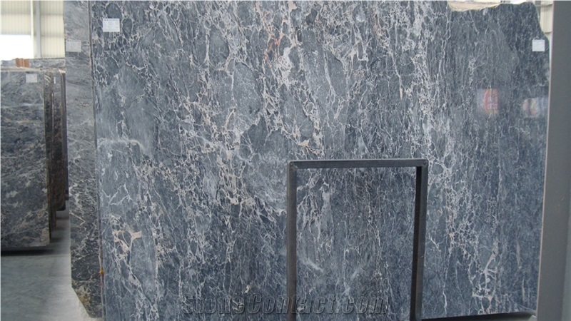 Yves St. Laurent Grey Marble Slab, Polished Slabs & Tiles