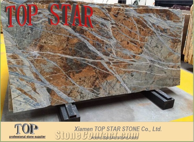 Luxurious Building Material Blue Color Marble